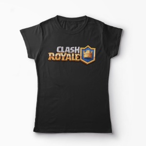 Tricou Logo Clash Royale - Femei-Negru