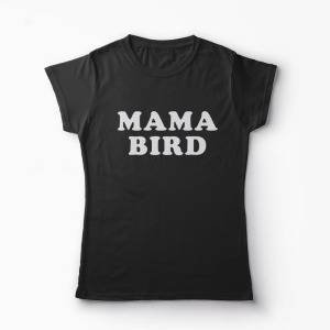 Tricou Mama Bird - Femei-Negru