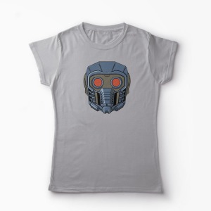 Tricou Mască Star Lord - Femei-Gri