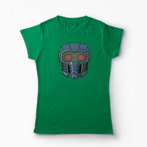 Tricou Mască Star Lord - Femei-Verde