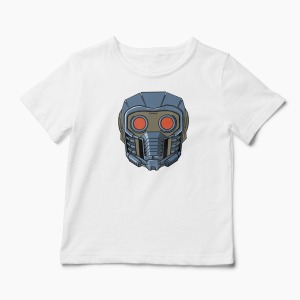 Tricou Mască Star Lord - Copii-Alb