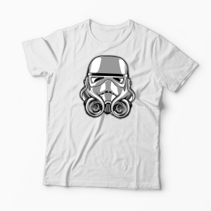 Tricou Mașini Tunate Turbotrooper - Bărbați-Alb