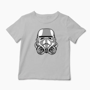 Tricou Mașini Tunate Turbotrooper - Copii-Gri