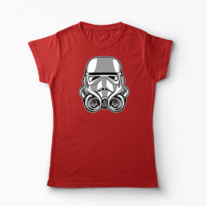 Tricou Mașini Tunate Turbotrooper - Femei-Roșu