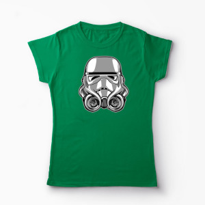 Tricou Mașini Tunate Turbotrooper - Femei-Verde