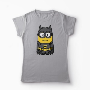 Tricou Minion Batman - Femei-Gri