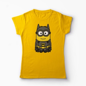 Tricou Minion Batman - Femei-Galben