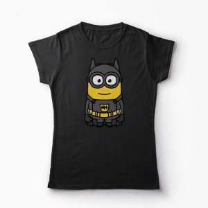 Tricou Minion Batman - Femei-Negru