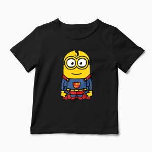 Tricou Minion Superman - Copii-Negru