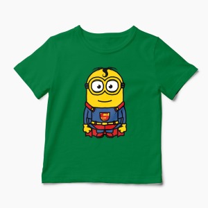 Tricou Minion Superman - Copii-Verde