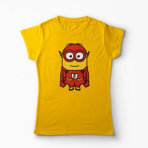 Tricou Minion The Flash - Femei-Galben