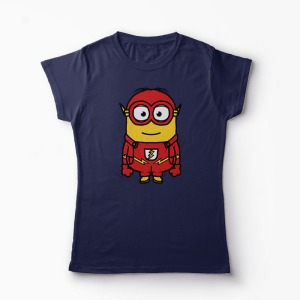 Tricou Minion The Flash - Femei-Bleumarin