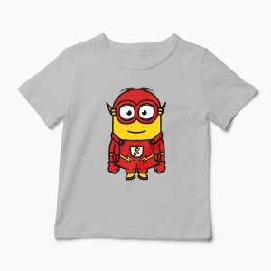 Tricou Minion The Flash - Copii-Gri