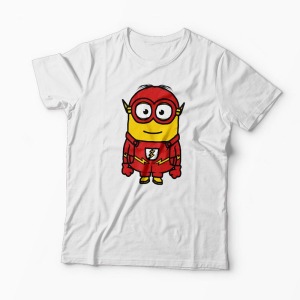 Tricou Minion The Flash - Bărbați-Alb