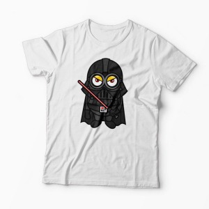 Tricou Minion Vader - Bărbați-Alb