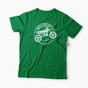 Tricou Motocross Rachetă Murdară - Bărbați-Verde