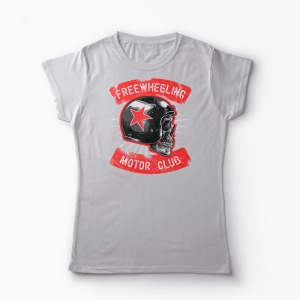 Tricou Motor Club - Femei-Gri