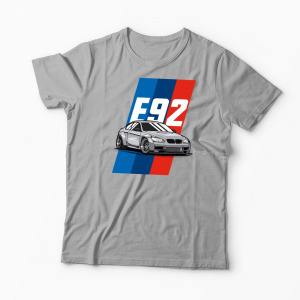 Tricou Personalizat BMW E 92 - Bărbați-Gri