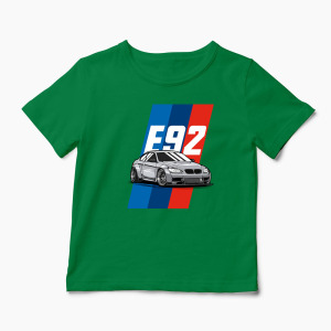 Tricou Personalizat BMW E 92 - Copii-Verde