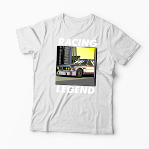 Tricou Personalizat BMW E9 Legend - Bărbați-Alb