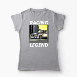 Tricou Personalizat BMW E9 Legend - Femei-Gri