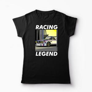 Tricou Personalizat BMW E9 Legend - Femei-Negru