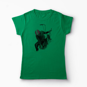 Tricou Personalizat Chopper Biker Life - Femei-Verde