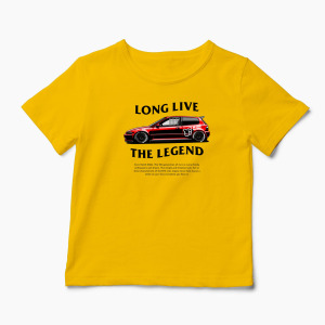 Tricou Personalizat Civic EG6 The Legend - Copii-Galben