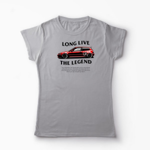 Tricou Personalizat Civic EG6 The Legend - Femei-Gri