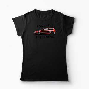 Tricou Personalizat Civic EG6 The Legend - Femei-Negru