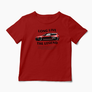 Tricou Personalizat Civic EG6 The Legend - Copii-Roșu