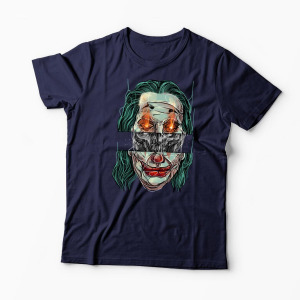 Tricou Personalizat Craniu Joker - Bărbați-Bleumarin