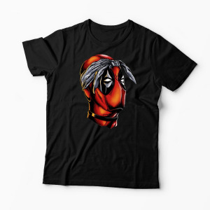 Tricou Personalizat Deadpool Tupac - Bărbați-Negru