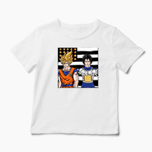 Tricou Personalizat Dragon Ball Z - Son Goku - Copii-Alb