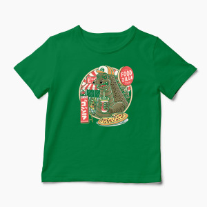 Tricou Personalizat FoodZilla Pizza - Copii-Verde