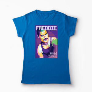 Tricou Personalizat Freddie - I'm Just a Musical... - Femei-Albastru Regal