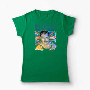 Tricou Personalizat Freddie Mercury Bohemian Rhapsody - Femei-Verde