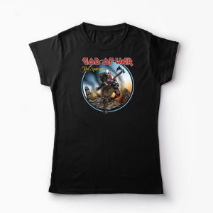 Tricou Personalizat God Of War The Spartan - Femei-Negru