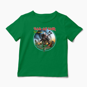 Tricou Personalizat God Of War The Spartan - Copii-Verde