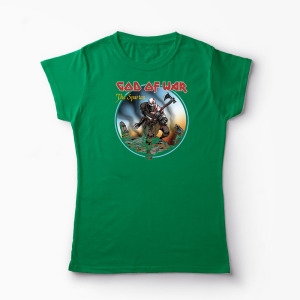 Tricou Personalizat God Of War The Spartan - Femei-Verde