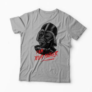 Tricou Personalizat I Am Your Father - Bărbați-Gri