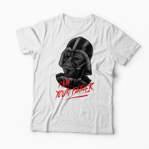 Tricou Personalizat I Am Your Father - Bărbați-Alb