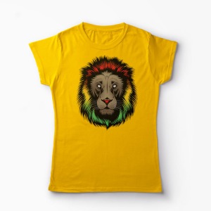 Tricou Personalizat Iron Lion Zion - Femei-Galben