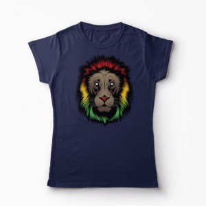 Tricou Personalizat Iron Lion Zion - Femei-Bleumarin