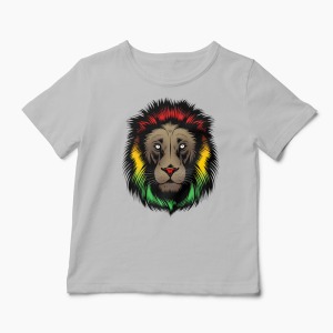 Tricou Personalizat Iron Lion Zion - Copii-Gri