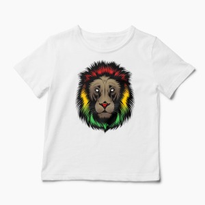 Tricou Personalizat Iron Lion Zion - Copii-Alb