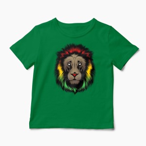 Tricou Personalizat Iron Lion Zion - Copii-Verde