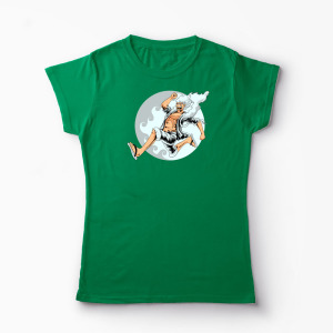 Tricou Personalizat Luffy Gear 5 - Femei-Verde