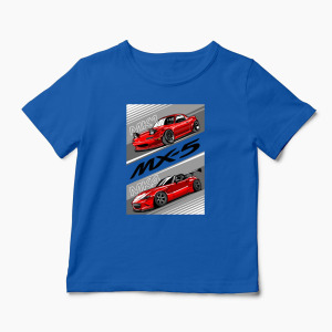 Tricou Personalizat Mazda MX-5 NA ND - Copii-Albastru Regal