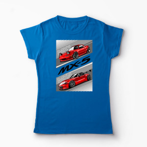 Tricou Personalizat Mazda MX-5 NA ND - Femei-Albastru Regal